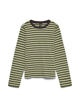 VERO MODA - VMBOPHA LS O-NECK CONTRAST TOP JRS - Gr. - M