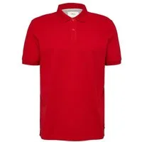 s.Oliver Poloshirt mit Logo-Stickerei und seitlich geschlitztem Saum