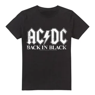 AC/DC - "Back In Black" T-Shirt für Herren (Schwarz)