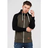 behype Sweatjacke HENRAY mit erhöhtem Kragen