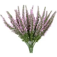 Kunstblume Erikabusch/ Heidekraut künstlich Kunstpflanzen künstliche Blumen Erika, Seidenblumen Roß, Höhe 28 cm, Farbe: Rosa