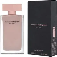 narciso rodriguez Eau de Parfum For Her EDP Damen Spray, Blumiger-moschus Duft mit Sandelholz, Rose, Pfirsich und Patchouli
