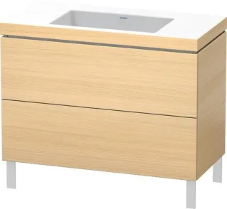 Duravit L-Cube c-bonded Set bodenstehend Mediterrane Eiche Matt 1000x480x698 mm - LC6938N7171 LC6938N7171