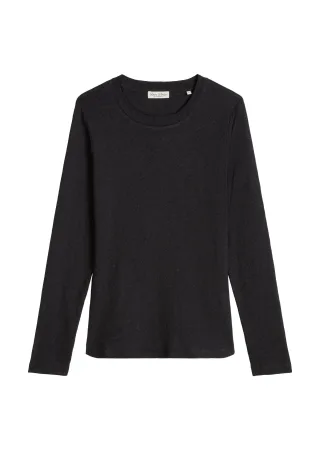Marc OPolo Casual - Longsleeve regular Coal Grey Melange - Gr. - M