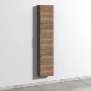 Sanipa 3way Hochschrank mit 1 Tür, Eiche-Tabak UM16350