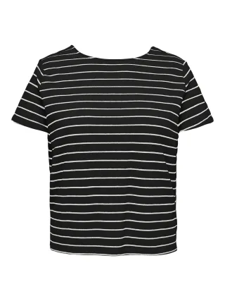 ONLY CARMAKOMA - CARJANA S/S MIX SWEAT TOP JRS Black - Gr. - 54