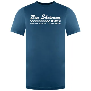Ben Sherman Feel The Groove Herren T-Shirt in Teal