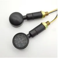 Lumitecs Blinker LED Blinker Motorrad # RV299 mit ECE 2 Stück getönt schwarz