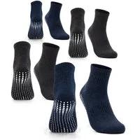OCCULTO Basicsocken Herren Stoppersocken 2-4er Pack (Modell: Andi) (4-Paar)