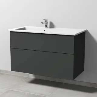 Sanipa 3way Keramik-Set Keramik-Waschtisch und Unterbau (SP325) SP3251B