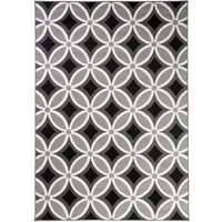 Mazovia Designteppich Modern Teppich Kurzflor Wohnzimmerteppich Robust und pflegeleicht GRAU, 80 x 150 cm, Fußbodenheizung, Allergiker geeignet, Farbecht, Pflegeleicht