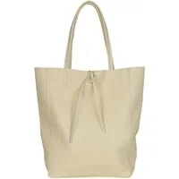 MIRROSI Shopper aus Echtleder / Wildleder, Made in Italy, Henkeltasche Tasche (Einkaufstasche in vielen trendigen Farben), Tragetasche (38x38x16cm) mit Stauraum A4 Ordner