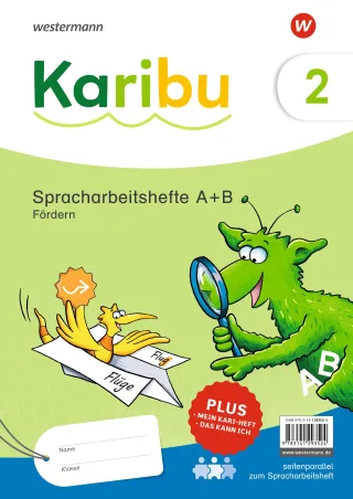 Karibu - Ausgabe 2024: Paket Spracharbeitshefte Fördern 2 (A + B) zielgleich seitenparallel zum Spracharbeitsheft auch zum Sprachbuch einsetzbar mit Diagnoseheft ?Das kann ich? Fördern 2