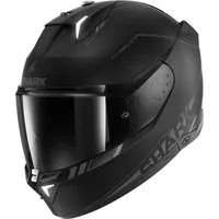 Shark Motorradhelm Skwal i3 Blank SP Helm, vorbereitet für Kommunikationssystem,integriertes Sonnenvisier