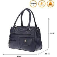 Christian Wippermann Henkeltasche Große Damen Tasche Umhängetasche Schultertasche (1 tlg), Henkeltasche