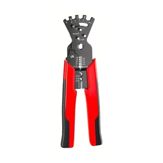 8-Inch Multifunctional Bending Pliers Crimping and Stripping Tool Precise Wire Bending High-Grade Alloy Steel PVC-Coated