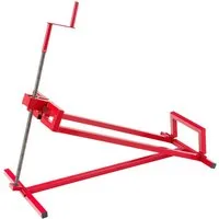 Arebos Rasentraktor Hebevorrichtung, Hebebühne, Aufsitzmäher, Reinigungshilfe, 0 cm Schnittbreite, Rasentraktor Heber, 450 kg, +45° Neigung verstellbar