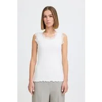 OXMO Shirttop OXNSuna Rib-Top mit Spitze