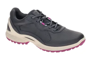 Ecco 850803 Damen Outdoor Sneaker Blau Marine Echtleder Textil Fu?bett Lila