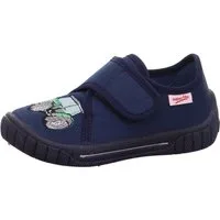 Superfit BILL, WMS: mittel Hausschuh Kindergarten Schuh im Jeans-Look, Größenschablone zum Download