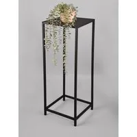 MIRRORS AND MORE Beistelltisch Veronika, schwarzes Metallgestell