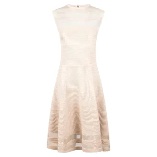 Ted Baker Saalli Strickkleid Aus Naturholz Mit Unsichtbarem Einsatz