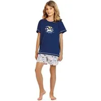 comtessa Schlafanzug Comte Kids (Set, 2 tlg., 2-teilig) Mädchen Pyjama Shorty Kurzarm Baumwolle