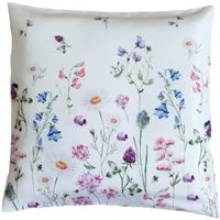 matches21 HOME & HOBBY Kissenbezüge Kissen-Bezug Wiesen-Blumen Frühling Sommer bunt 40x40 cm, (1 Stück), Wohnzimmer Kissen-Hülle als Deko-Kissen Zier-Kissen Sofa-Kissen