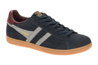 Gola CMB387EC EQUIPE II SUEDE Herren Sneaker navy/cement/burgundy - Retro Style