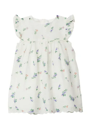 s.Oliver - Kleid creme/mehrfarbig - Gr. - 86
