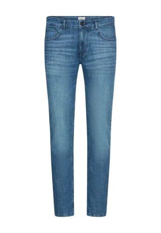 camel active - 5 Pocket Slim Fit Jeans bleach blue - Gr. - 34