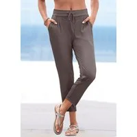 LASCANA Schlupfhose in bequemer Passform und bügelfreiem Material aus glatter Jerseyqualität, leichte Sommerhose mit Taschen, bügelfrei