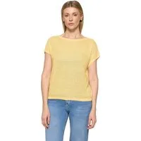 Cartoon Stricktop Damen mit Rundhalsausschnitt