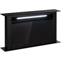 Klarstein Deckenhaube Royal Flush Serie Royal Flush Eco Downdraft Dunstabzugshaube 60 cm 576 m³/h A++ Abzugshaube Downdraft Abluft Umluft versenkbar mit Edelstahl