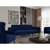 Möbeldreams Chesterfield-Sofa Sofa-Set Arizona Chesterfield Schlaffunktion 3-2-1 .3-3-1 .3-1 .2-1, Schlaffunktion