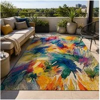 Pergamon Outdoorteppich In- & Outdoor Teppich Florida, Rechteckig, Höhe: 4 mm