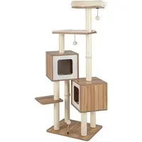 COSTWAY Kratzbaum 163 cm Katzenbaum, mit Sisal & Kissen
