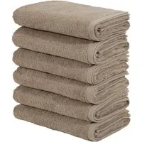 OTTO home Handtücher Handtuch Merida, als Set und Serie erhältlich, 6 Handtücher 50x100 cm, Frottier (Set, 6-St), kuschelig weich, einfarbig, 100% Baumwolle