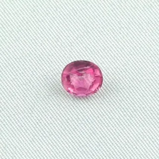 1,25 ct Turmalin Neon Pinker Rubellit Oval Facettierter Edelstein