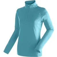 Maier Sports Fleecepullover Eva Damen Fleece, funktioneller Midlayer, Half-Zip, Regular Fit