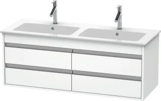 Duravit Ketho Waschtischunterbau wandhängend Weiß Matt 1270x475x480 mm - KT643301818 KT643301818