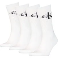 Calvin Klein Jeans Socken CKJ MEN SOCK 4P MONOGRAM ECOM (4 Paar) mit Logo am Schaft