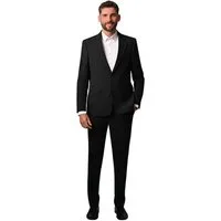 Hirschthal Anzug Herren Business Anzug Regular Fit (Anzughose & Sakko, 2-tlg., Anzug Set) im modernen Look, mit Kleidersack