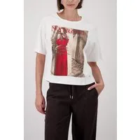 Monari T-Shirt Shirt Frau Regular fit mit Frauen-Print