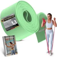 NEOLYMP Physiobänder Widerstandsbänder 15 cm breit - reißfeste Fitnessbänder aus TPE, Flossing Band - elastische Resistance Bands für Krafttraining, Physio
