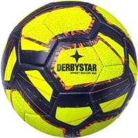 Derbystar Fußball Freizeitball MINIball Street Soccer (Umfang: 47cm) gelb/blau - 1 Stück