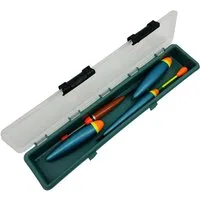 Behr Allroundpose Posenbox Schwimmer Kiste Kunststoff Tackle Box 33 x 6,5 x 3 cm grün