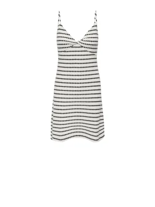 ONLY - ONLEVA S/L STRIPE MINI DRESS CS JRS Cloud Dancer - Gr. - M