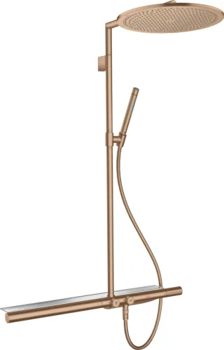 Hansgrohe Showerpipe 800 Axor Brushed Red Gold 27984310