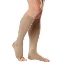 YESET Kompressionsstrümpfe Kniestrümpfe offene Zehen Kompression Socken 0408LUX 18-21 ohne Zehenpartie
